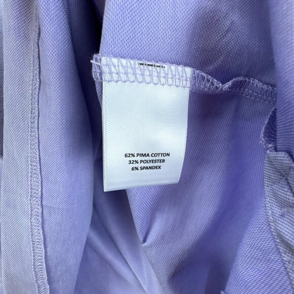 Peter‎ Millar Crown Crafted Polo Shirt Mens Extra Large Light Purple Performance - Picture 14 of 14